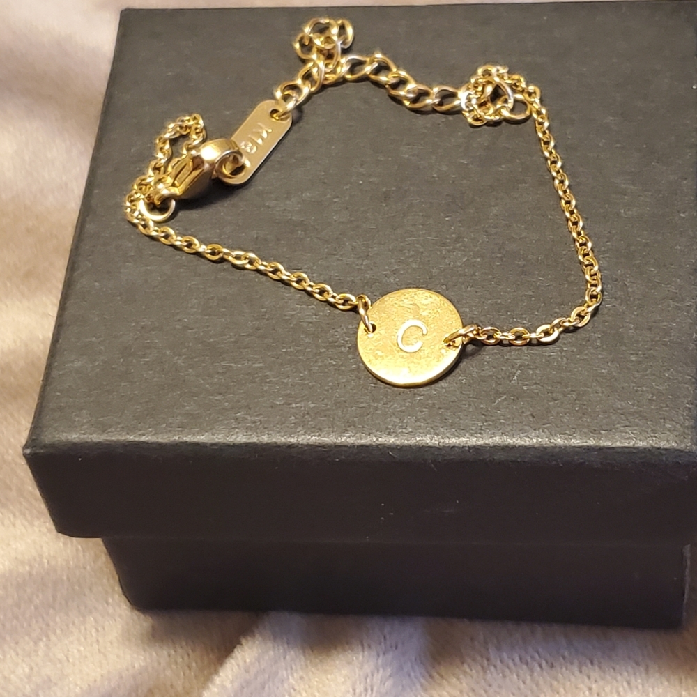 C initial bracelet